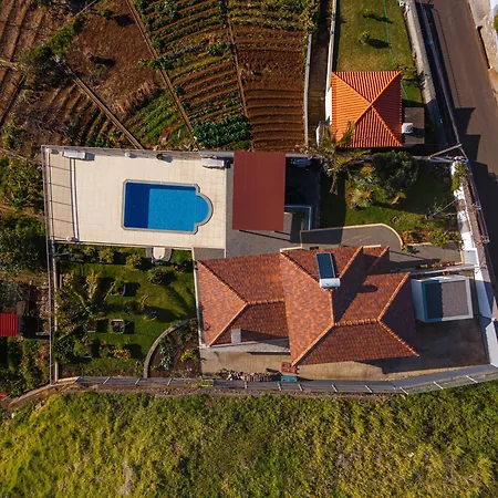 Vakantiehuis New Quinta Aurora - Heated Private Pool, Ocean View, Organic Garden Estreito Da Calheta