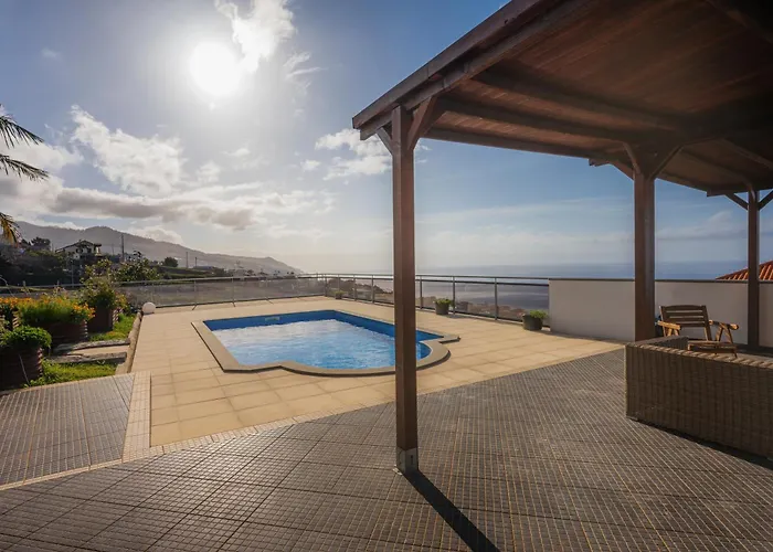 New Quinta Aurora - Heated Private Pool, Ocean View, Organic Garden Dom wakacyjny Estreito Da Calheta