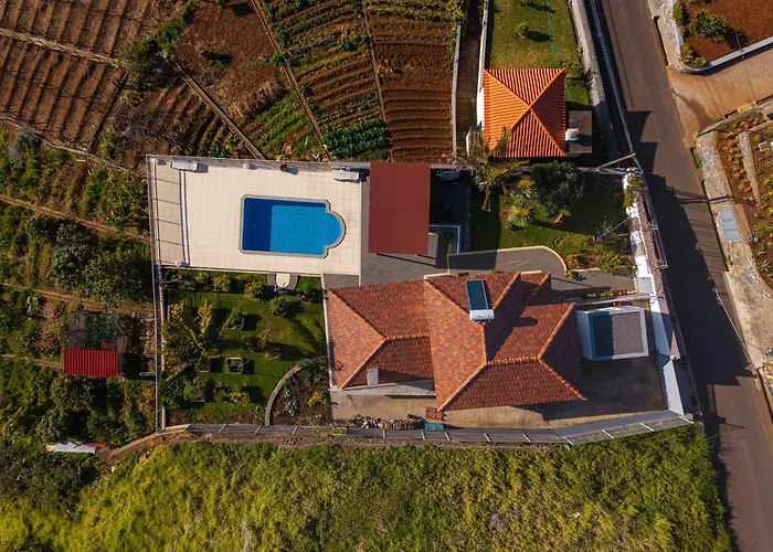Dom wakacyjny New Quinta Aurora - Heated Private Pool, Ocean View, Organic Garden Estreito Da Calheta
